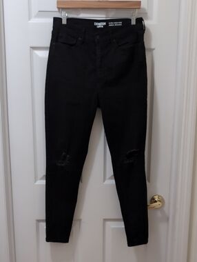 Denizen Levis Black High-Rise Ankle Jegging